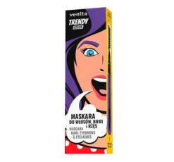 Venita Trendy Color maskara do włosów, brwi i rzęs 3w1 40 Fioletowa Fantazja 13 g