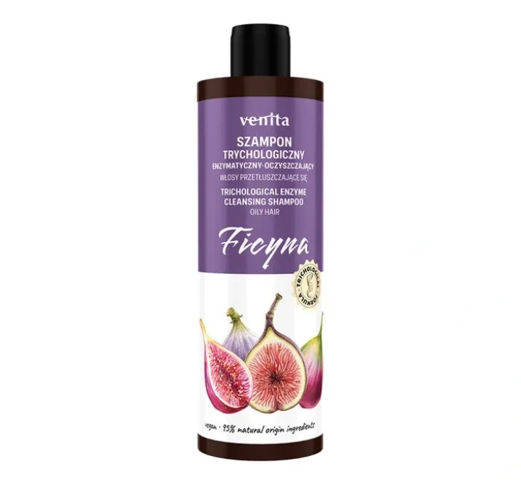 Venita trychologiczny szampon do włosów enzymatyczno-oczyszczający Ficyna 300ml
