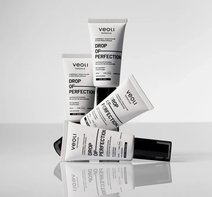 Veoli Botanica Drop of Perfection wygładzająco-kryjący krem BB do cery tłustej i mieszanej SPF20 2.0 W Vanilla 30 ml