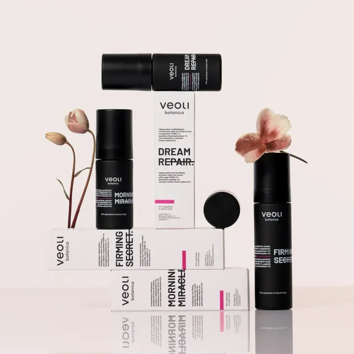 Veoli Botanica Firming Secret ujędrniająco-regenerująca, senolityczna maska do twarzy, szyi i dekoltu 50 ml