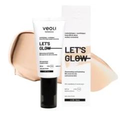 Veoli Botanica Let's Glow rozświetlająco-nawilżający krem BB do cery suchej i normalnej SPF20 1.5 N Ivory 30 ml
