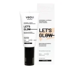 Veoli Botanica Let's Glow rozświetlająco-nawilżający krem BB do cery suchej i normalnej SPF20 1.5 N Ivory 30 ml