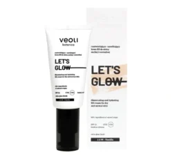 Veoli Botanica Let's Glow rozświetlająco-nawilżający krem BB do cery suchej i normalnej SPF20 2.0 W Vanilla 30 ml