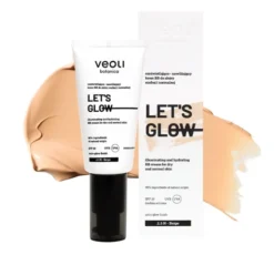 Veoli Botanica Let's Glow rozświetlająco-nawilżający krem BB do cery suchej i normalnej SPF20 2.5 N Beige 30 ml