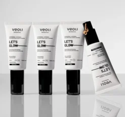 Veoli Botanica Let's Glow rozświetlająco-nawilżający krem BB do cery suchej i normalnej SPF20 3.0 W Golden Beige 30 ml