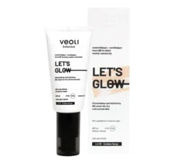 Veoli Botanica Let's Glow rozświetlająco-nawilżający krem BB do cery suchej i normalnej SPF20 3.0 W Golden Beige 30 ml