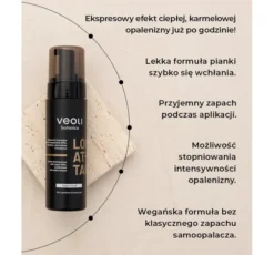 Veoli Botanica Love at First Tan ekspresowa brązująca pianka Amber Crush 200 ml