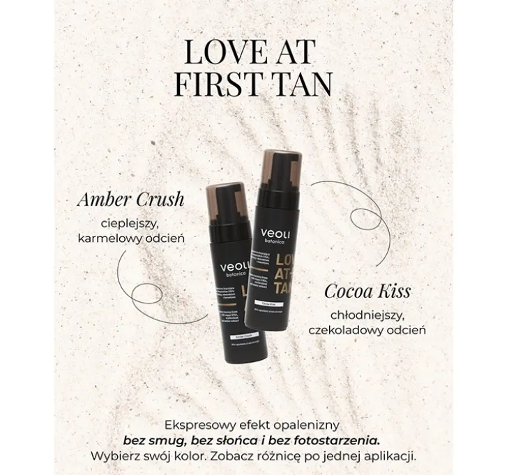 Veoli Botanica Love at First Tan ekspresowa brązująca pianka Amber Crush 200 ml