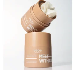 Veoli Botanica Melt With Comfort emulgujące masełko nawilżające do zmywania makijażu i SPF do skóry suchej i odwodnionej 40 g