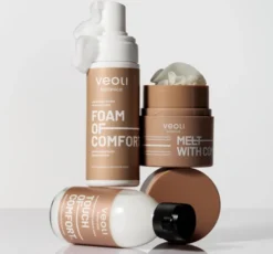 Veoli Botanica Melt With Comfort emulgujące masełko nawilżające do zmywania makijażu i SPF do skóry suchej i odwodnionej 40 g