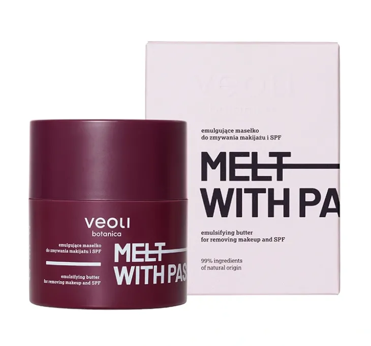 Veoli Botanica Melt With Passion emulgujące masełko do zmywania makijażu i SPF 40 g