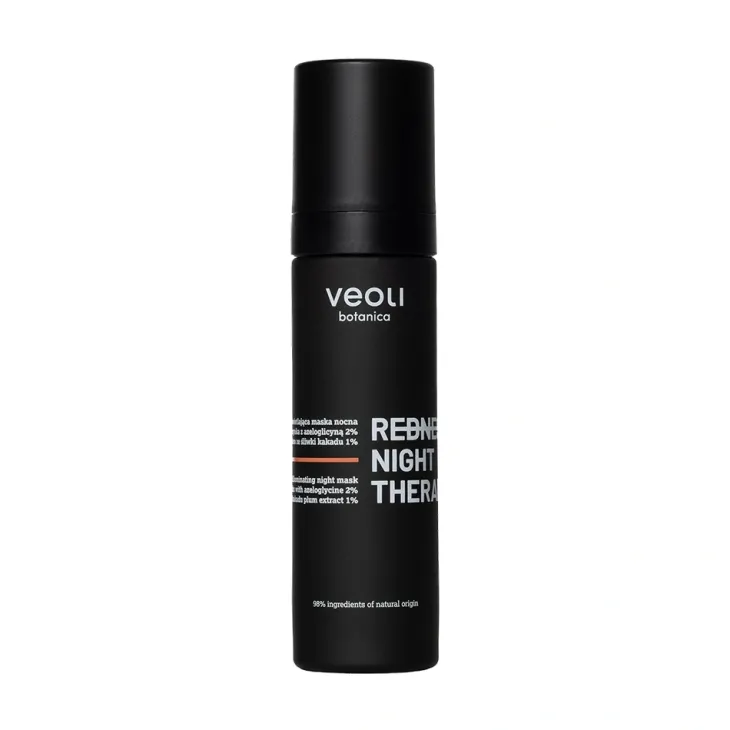Veoli Botanica Redness Night Therapy nocna maska kojąco-rozświetlająca 50 ml