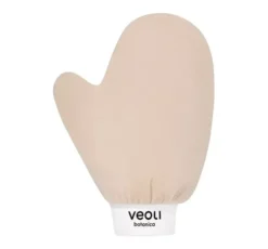 Veoli Botanica rękawica do aplikacji produktów brązujących + rękawica peelingująca do ciała