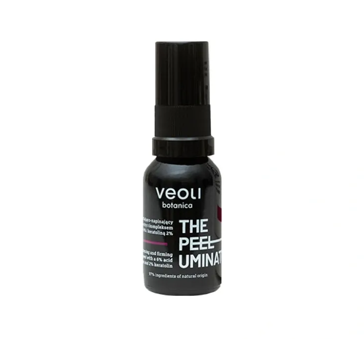 Veoli Botanica The Peeluminator rozświetlająco-napinający peeling pod oczy 15 ml
