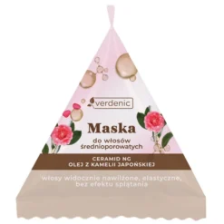 Verdenic maska do włosów średnioporowatych w saszetce Ceramid NG i Olej z Kamelii 25 ml