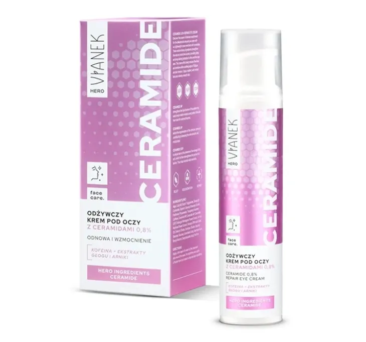Vianek Hero odżywczy krem pod oczy z ceramidami 15ml