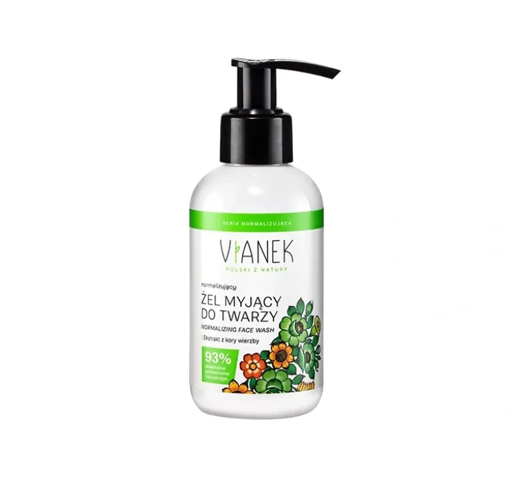 Vianek normalizujący żel myjący do twarzy 150 ml