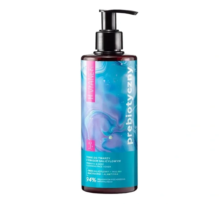 Vianek Prebiotyczny tonik do twarzy z kwasem salicylowym 300ml