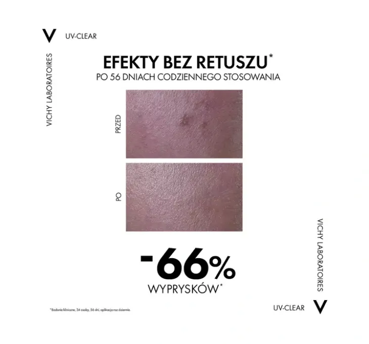 Vichy Capital Soleil UV Clear fluid ochronny do twarzy SPF50+ 40 ml