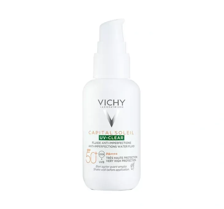 Vichy Capital Soleil UV Clear fluid ochronny do twarzy SPF50+ 40 ml