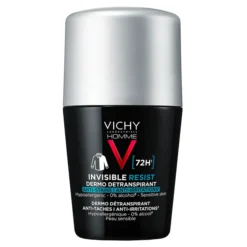 Vichy Homme Invisible Resist antyperspirant dla mężczyzn w kulce przeciw śladom 50 ml
