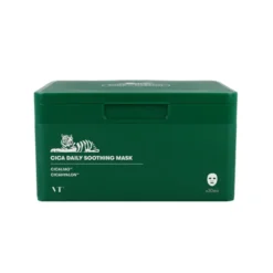 VT Cosmetics CICA Daily Soothing Mask zestaw kojących masek do twarzy w płachcie 30 sztuk
