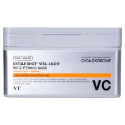 VT Cosmetics Cica x Hyalon Reedle Shot Vita-Light Brightening Mask zestaw rozjaśniających maseczek w płachcie 30 sztuk