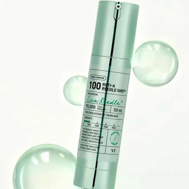 VT Cosmetics Reti-A Reedle Shot 100 serum do twarzy z mikroigłami i retinolem 50 ml