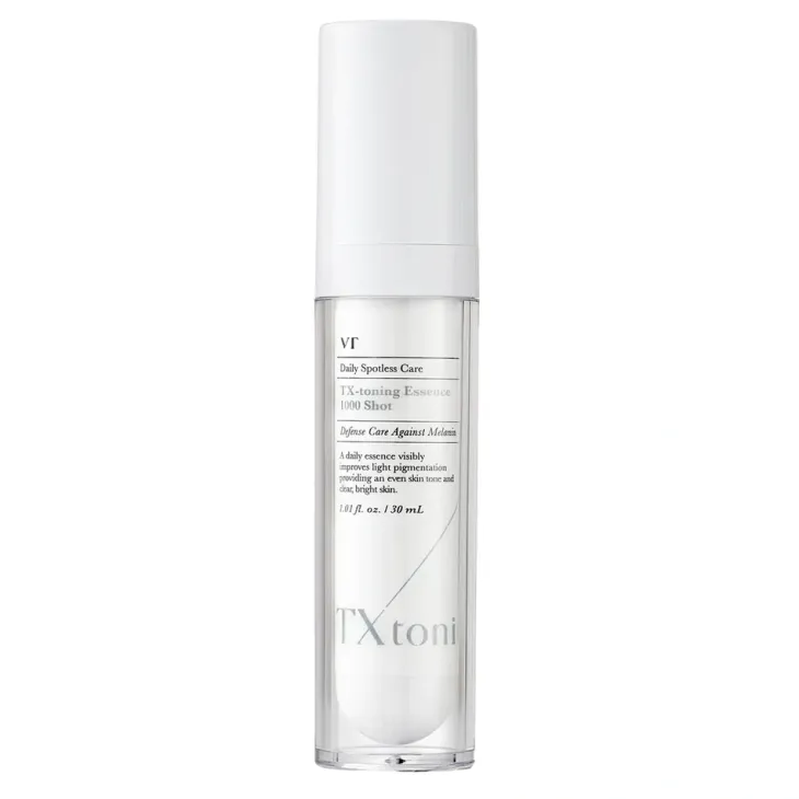 VT Cosmetics TX-Toning Essence 1000 Shot esencja rozjaśniająca przebarwienia z kwasem traneksamowym 30 ml