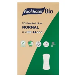 Vuokkoset Bio Normal ekologiczne wkładki higieniczne 26 sztuk