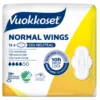 Vuokkoset Normal Wings cienkie podpaski higieniczne ze skrzydełkami 12 sztuk