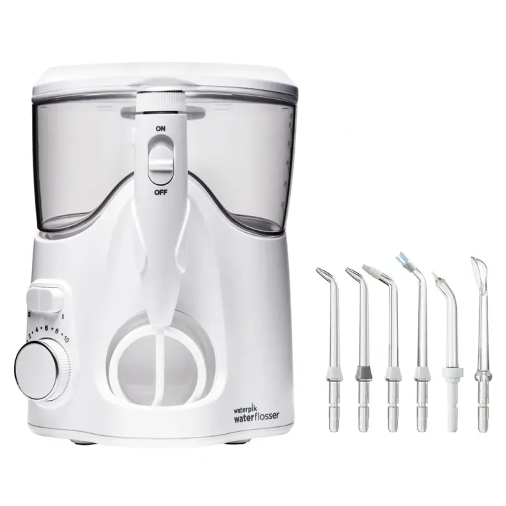 Waterpik Ultra Plus stacjonarny irygator do zębów + 6 końcówek WF-150 Biały