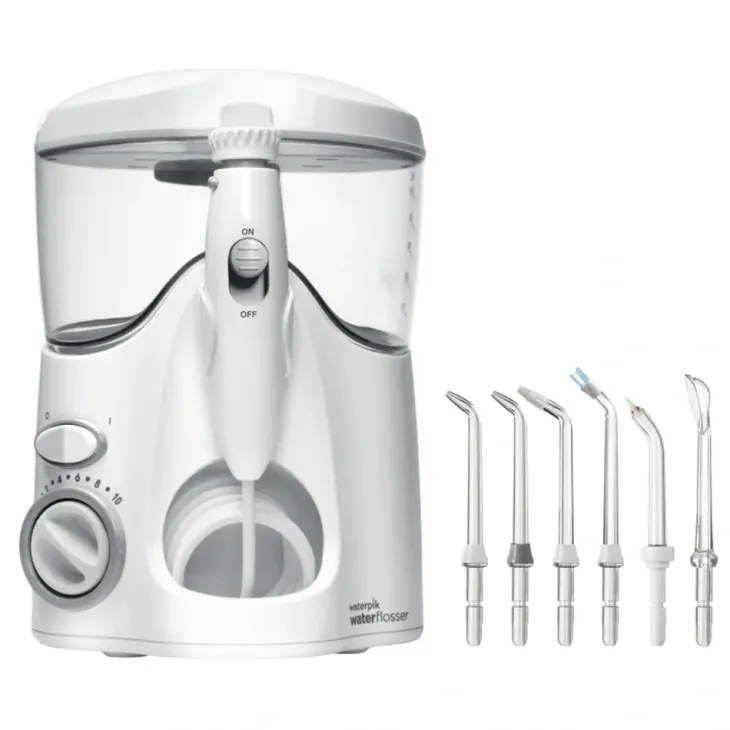 Waterpik Ultra stacjonarny irygator do zębów + 6 końcówek WF-100 Biały