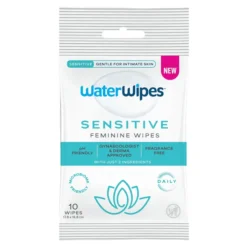 Water Wipes Sensitive delikatne chusteczki nawilżane do higieny intymnej 10 sztuk