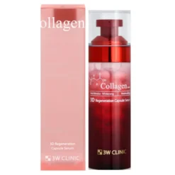 3W Clinic Collagen 3D Regeneration regenerujące serum kapsułkowe z peptydami i kolagenem 55 ml