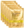 3W Clinic Collagen & Luxury Gold hydrożelowa maseczka do twarzy z 24K złotem i kolagenem 5 x 30 g