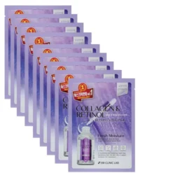 3W Clinic Lab Collagen & Retinol przeciwzmarszczkowa maseczka do twarzy w płachcie z kolagenem i retinolem 10 x 25 ml