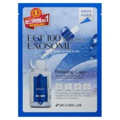 3W Clinic Lab EGF 100 Exosome Mask maseczka do twarzy w płachcie z egzosomami i peptydami EGF 25 ml