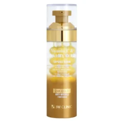 3W Clinic Vitamin C & Luxury Gold rozświetlające kapsułkowe serum do twarzy z 24K złotem 56 ml