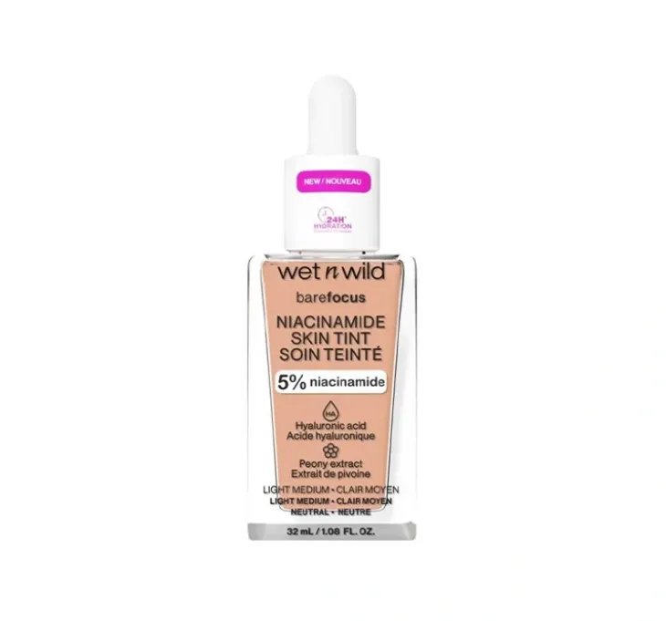 Wet n Wild Barefocus lekki podkład nawilżający Light Medium 32ml