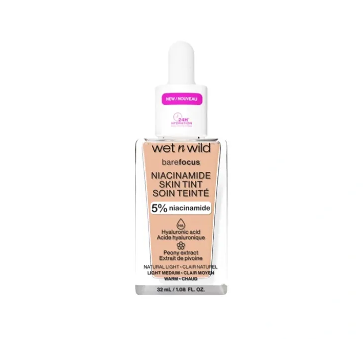 Wet n Wild Barefocus lekki podkład nawilżający Natural Light 32ml