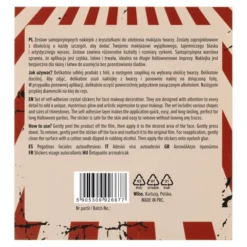 Wibo Clown Tears zestaw samoprzylepnych naklejek z kryształkami do charakteryzacji