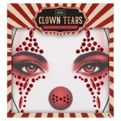 Wibo Clown Tears zestaw samoprzylepnych naklejek z kryształkami do charakteryzacji