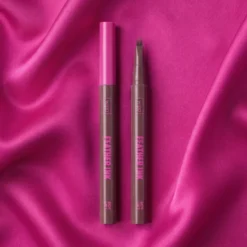 Wibo Feather Ink pisak do brwi z poczwórną końcówką 02 Dark Brown 0,6 g