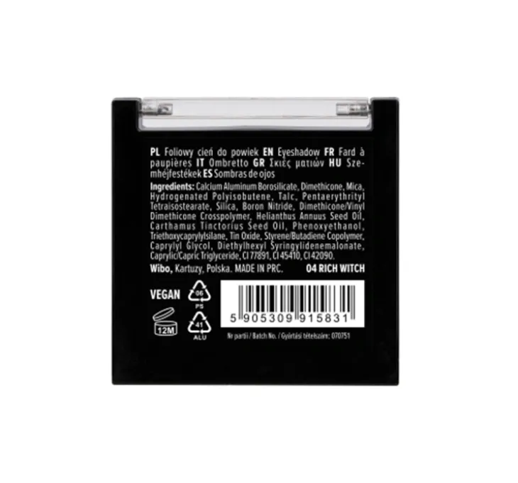 Wibo High Flex foliowy cień do powiek 04 Rich Witch 2,5 g