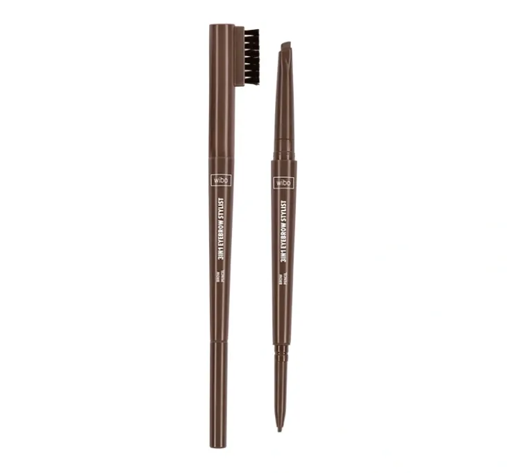 Wibo 3in1 Eyebrow Stylist kredka do brwi 1 Soft Brown
