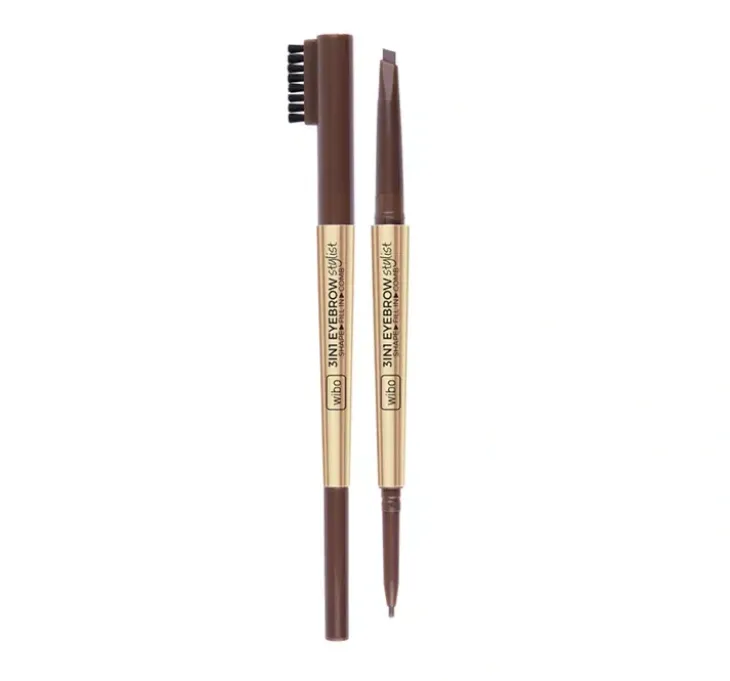 Wibo 3in1 Eyebrow Stylist kredka do brwi 1 Soft Brown