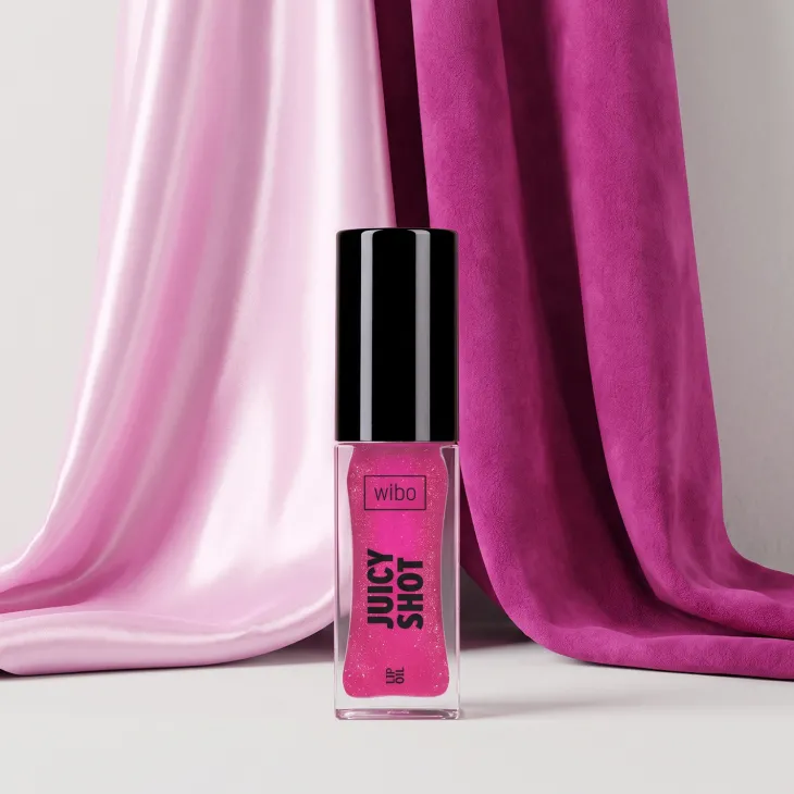 Wibo Juicy Shot nawilżający olejek do ust z brokatem 7 6 g