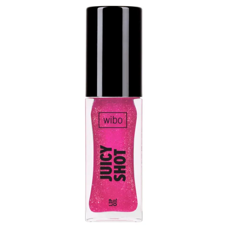 Wibo Juicy Shot nawilżający olejek do ust z brokatem 7 6 g
