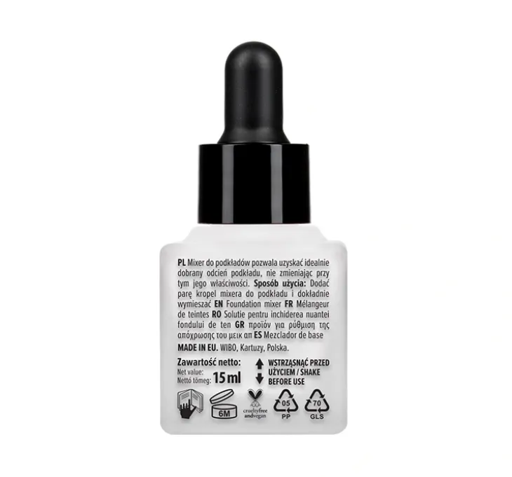 Wibo Match Perfector Mixer rozjaśniacz do podkładu 15 ml